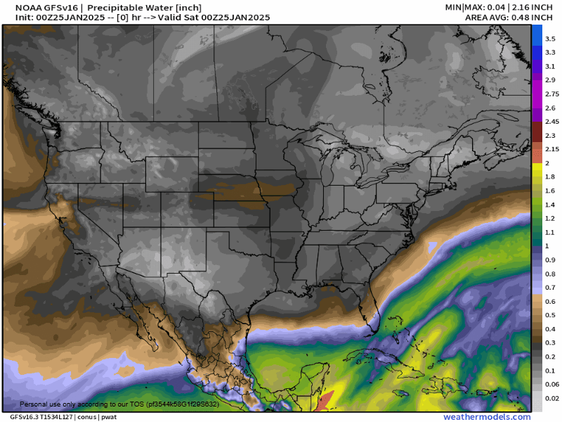 water vapor image